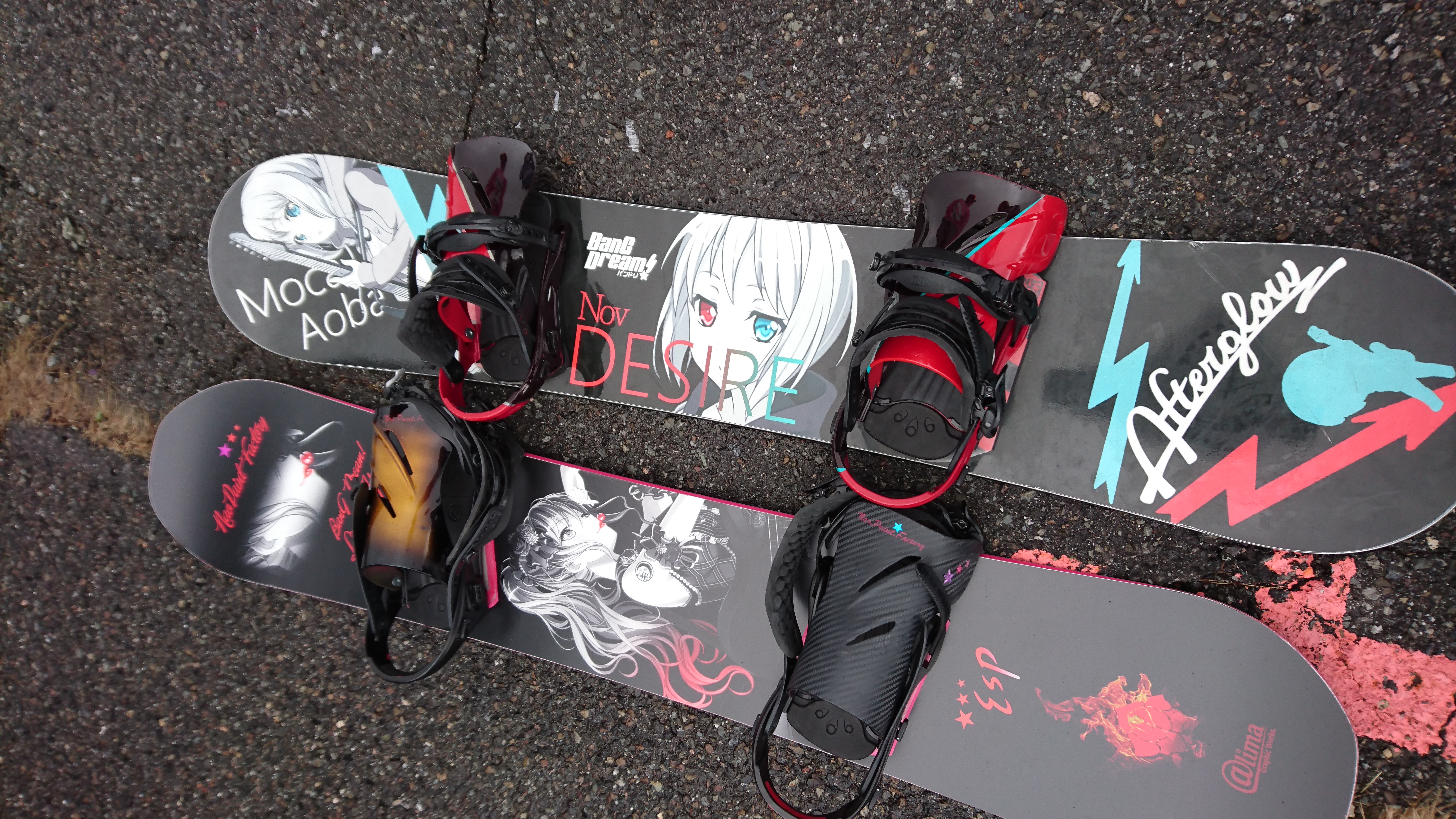 スノーボードに貼ってオリジナルを楽しむ！インクジェット出力サービス