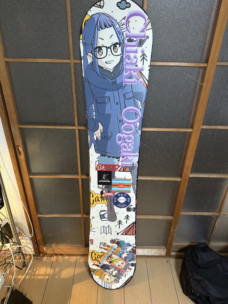 推し活にも☆痛板(スノーボード)用のインクジェットシートを製作いたし